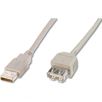 Digitus Cable Extensor USB 2.0 1,8m Beige