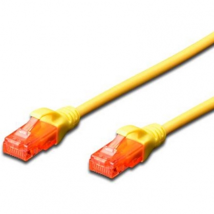 Network Cable UTP RJ45 Cat 6 1m Yellow
