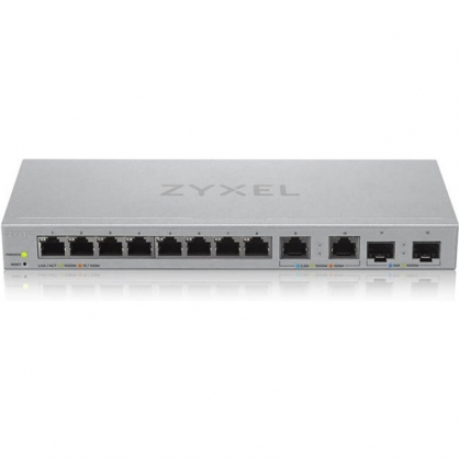 Zyxel XGS1210-12 Managed Switch 8 Gigabit RJ45 Ports + 2 2.5G Ports + 2 10G SFP + Ports
