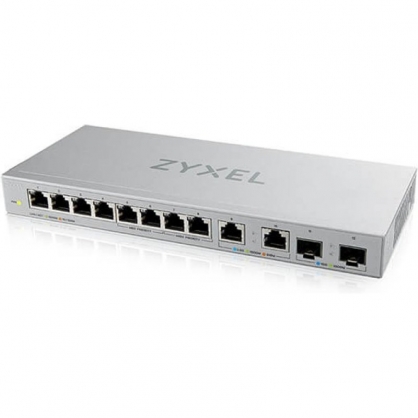 Zyxel XGS1010-12 Switch 8 Puertos RJ45 Gigabit + 2 Puertos 2.5G + 10GbE SFP+