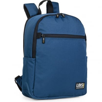 Lois Dilingham Backpack for Laptop up to 15 & quot; with USB and MiniJack Blue