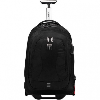 Totto Hulu Rolling Backpack for Laptop up to 15 & quot; Black