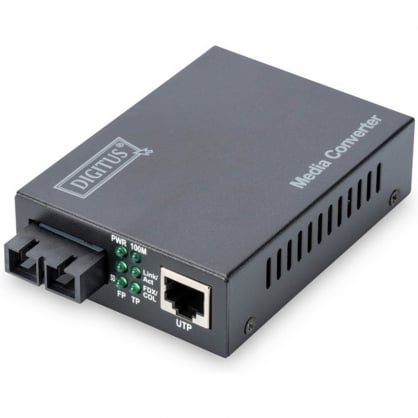 Digitus Convertidor de Medios Fast Ethernet RJ45/SC