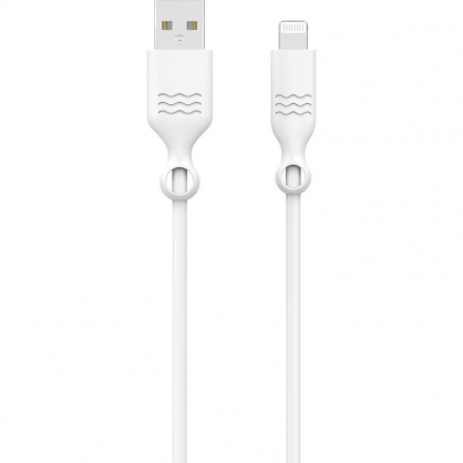 Just Green Cable Ecolgico Lightning a USB-A Macho/Macho 1.2m Blanco