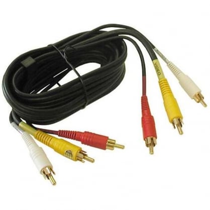 Cable Audio Vdeo RCA Macho/Macho 1.5m