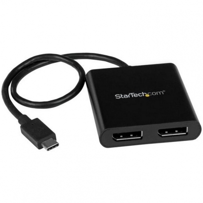 StarTech Adaptador grfico USB-C a Displayport 2 Puertos