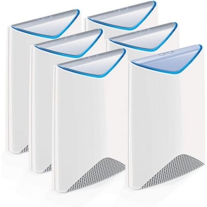 Netgear Orbi Pro AC3000 WiFi Mesh Triband Router System + 5 Repeaters