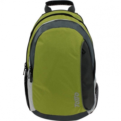 Totto Titanio Backpack for Laptop up to 15.4 & quot; Green / Gray