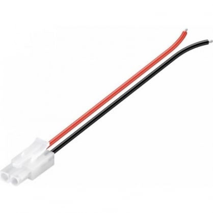 Goobay Cable Conector Recto Tamiya Macho 14cm Rojo/Negro