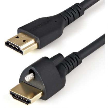 StarTech Cable HDMI 2.0 con Tornillo de Fijacin 1m