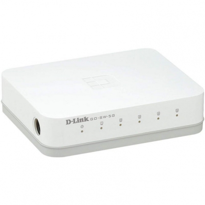 D-Link GO-SW-5G Switch Plstico 5 Puertos Gigabit 10/100/1000 Mbps