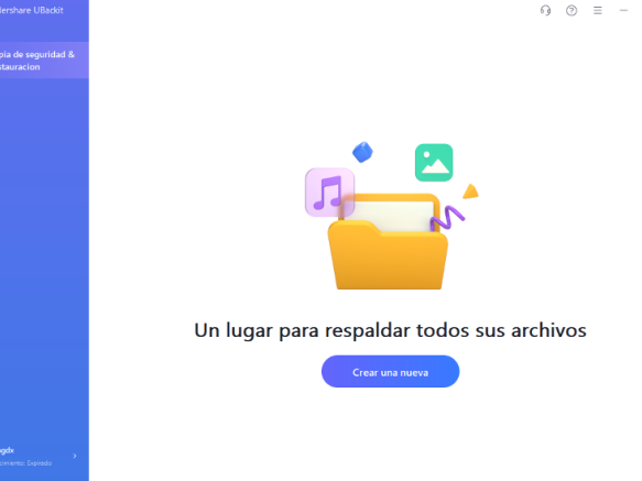 UBackit interface