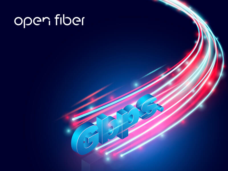 Open Fiber lanza fibra de 10 Gbps en Italia  