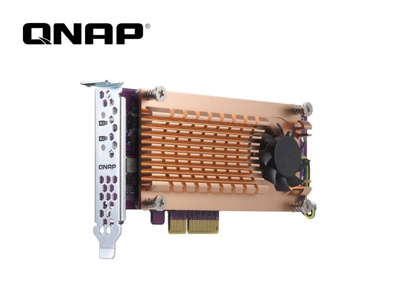 Nueva tarjeta PCIe de QNAP para NAS/PC, con dos ranuras para SSD M.2 y dos puertos de 2,5GbE