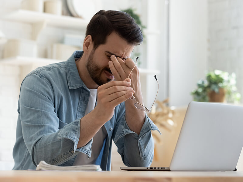 Los problemas oculares se disparan con el teletrabajo