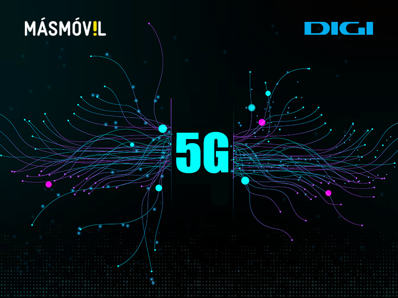 MásMóvil y Digi cierran acuerdos para poder acceder a la nueva banda 5G de 700Mhz