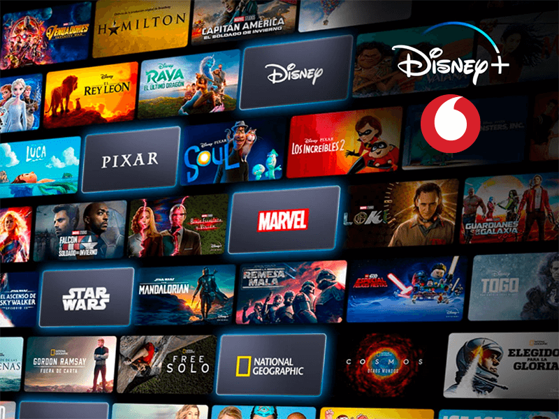 Llega Disney+ a Vodafone TV que regala el primer mes gratis Llega Disney+ a Vodafone TV que regala el primer mes gratis