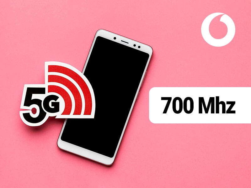 Vodafone estrena su 5G en la frecuencia 700 MHz con un dron en un pueblo de Jaén