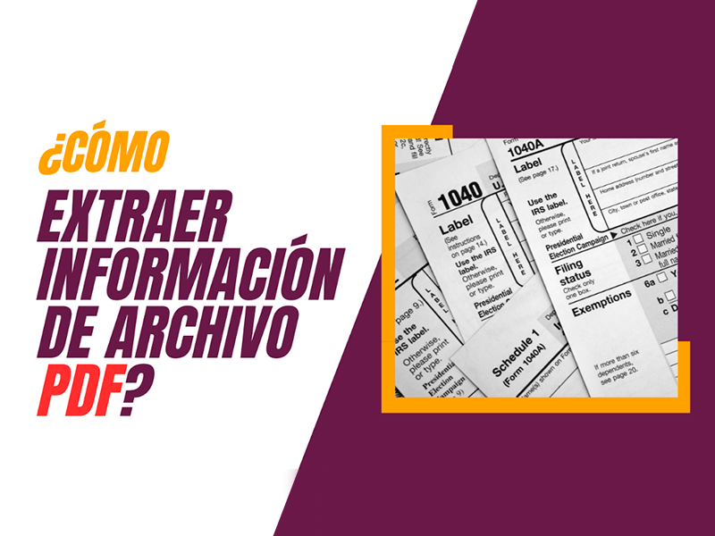 Cmo extraer informacin de archivo PDF?