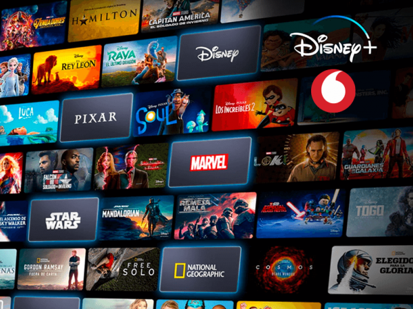 Llega Disney+ a Vodafone TV que regala el primer mes gratis