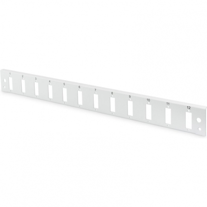 Digitus Vertical Front Panel 12 Ports SC 1U Gray