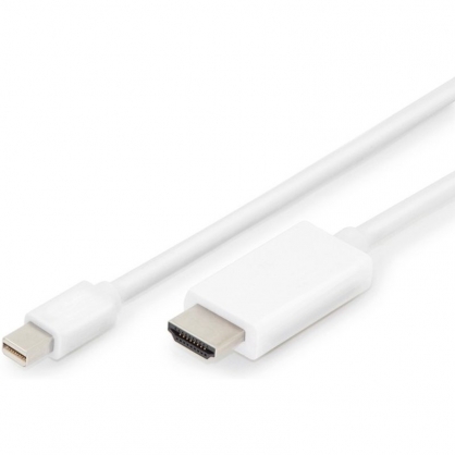 Digitus Mini DisplayPort-HDMI Adapter Cable 2m White