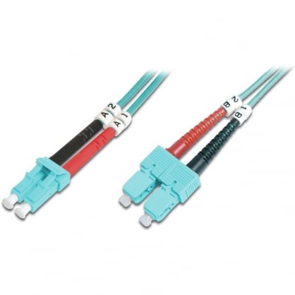 Digitus Cable de Conexión de Fibra Óptica Multimode OM3 LC/SC 3m