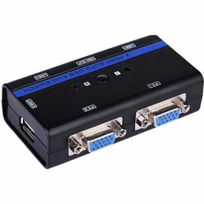 Aisens A111-0064 Switch KVM 2PC VGA/USB/Jack