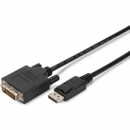 Digitus Cable Adaptador DisplayPort a HDMI tipo A con Bloqueo Macho/Hembra  15cm