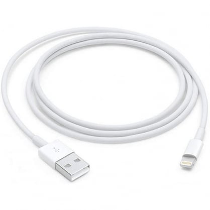 Apple MQUE2ZM Cable USB-A Lightning 1m Blanco