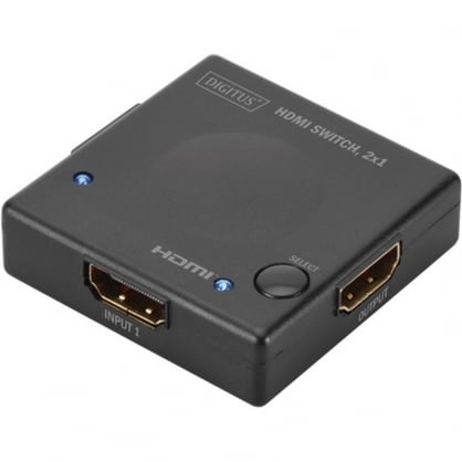 Digitus Conmutador de Vídeo HDMI Automático 2x1 Puertos