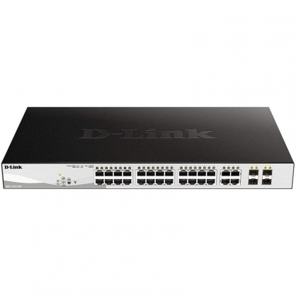 D-Link DGS-1210-24P Switch 24 Port Gigabit PoE + 4 Port SFP Combo