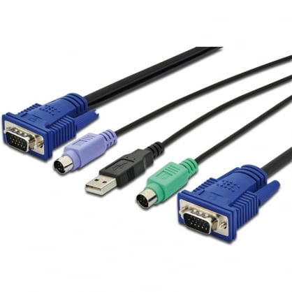 Digitus Cable para Video/Teclado y Ratón KVM 5 m