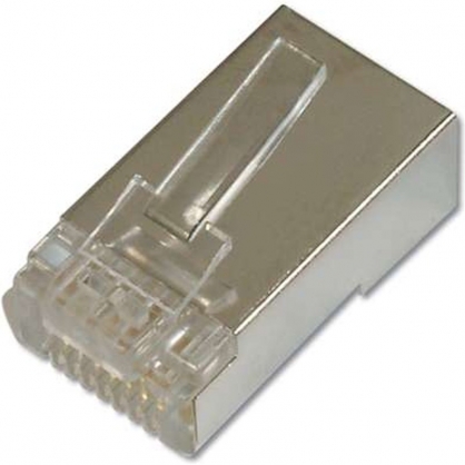 Jack Cat.6 Shielded RJ45-Male 100unds