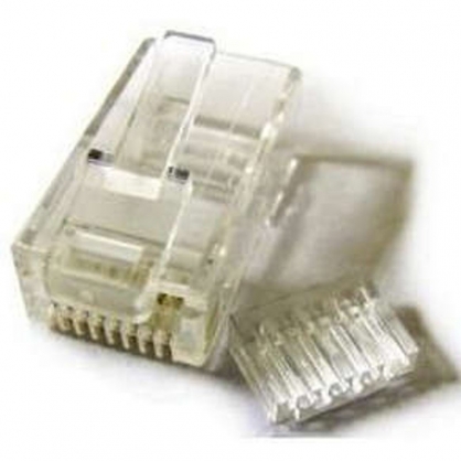 UTP Cat.6 RJ45-Male Connector with Guides 100 units