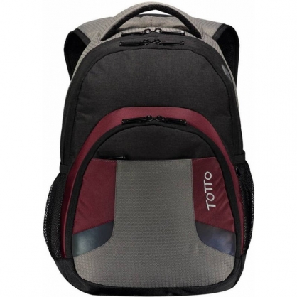 Totto Terbiony Backpack for Laptop up to 14 & quot; Maroon / Black