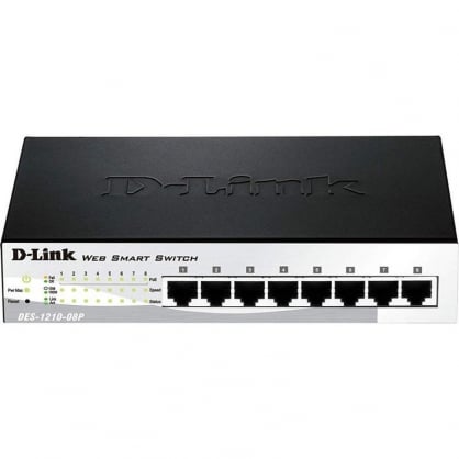 D-Link DES-1210-08P Switch 8 Puertos 10/100 PoE