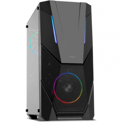 Nox Infinity Delta USB 3.0 con Ventana Negro