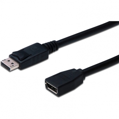 Digitus 2m Lockable DisplayPort Extension Cable