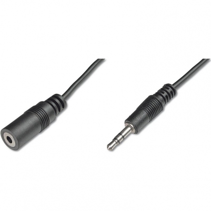 Digitus Cable Extensor de Audio Jack 3.5mm 1.5m Negro