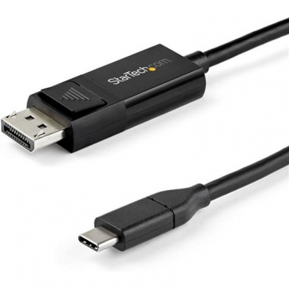 StarTech Cable USB-C a DisplayPort 1.4 Bidireccional 2m Negro