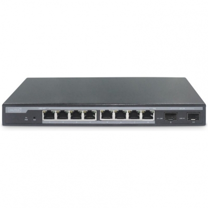 Digitus 8 Port Gigabit PoE Managed L2 + 2 SFP Switch