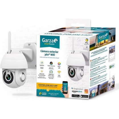 Garza Smarthome Cmara Exterior WiFi 360 1080p Visin Nocturna