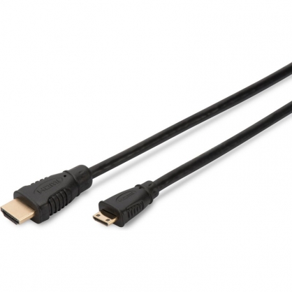 Digitus Cable de Alta Velocidad HDMI Tipo C-Tipo A M/M 3m