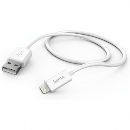 Hama Cable Lightning a USB 2.0 1m Blanco
