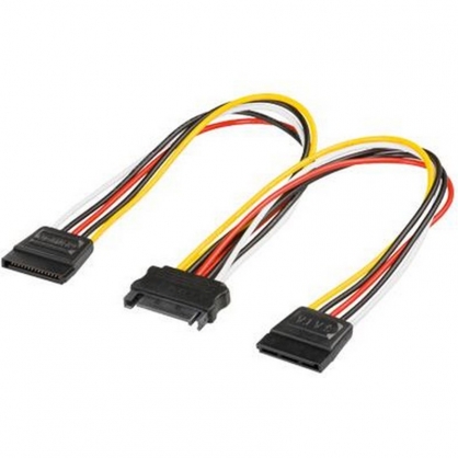 Cable Interno de Alimentacin A SATA M x 2 SATA H