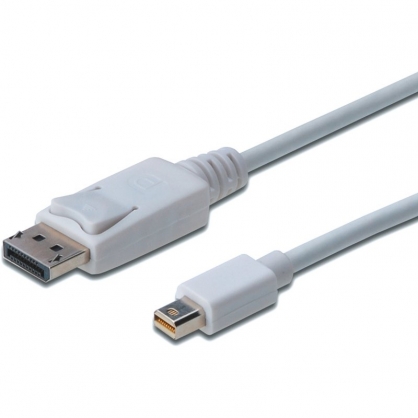 Digitus Mini DP-Displayport Connection Cable 2m with White Lock