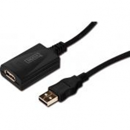 Digitus Cable USB 2.0 AM/AH Amplificado 5m