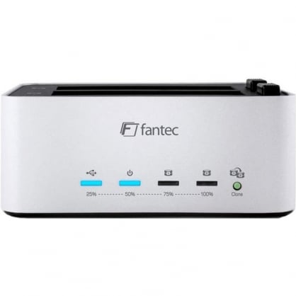 Fantec AluDOCK 2X Docking Station para Discos 2.5"/3.5" USB 3.0