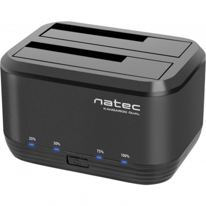 Natec Kangaroo Docking Station Dual USB 3.0 SATA Negra